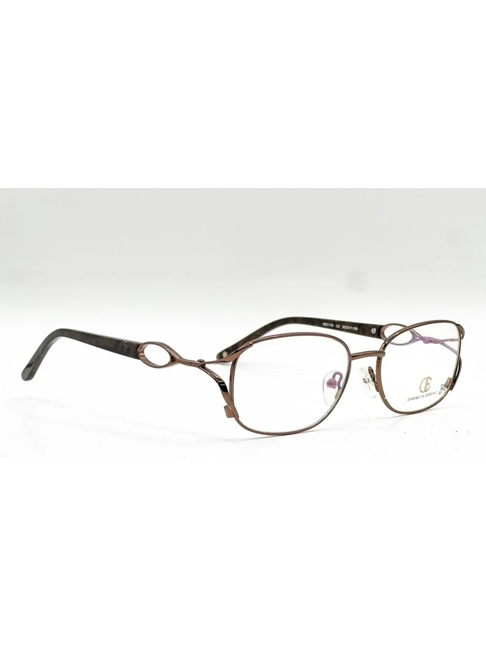 Classique Eye Essentials Sec119 C2 Bronze Authentic Eyeglasses 53-17-130